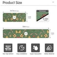 thumbnail image 3 of Yayeee Faucet Mat for Kitchen Sink 30" Diatomite Long Splash Guard Pad, Yellow Christmas Gingerbread, 3 of 7