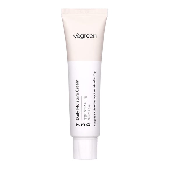 VEGREEN Crema hidratante facial diaria enriquecida con escualano | Hidratante facial ligero e hidratante para piel seca y mixta | Crema hidratante facial de cuidados intensivos que desafía la edad 1.6