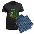 thumbnail image 5 of CafePress - Irishterrierpeace2 - Women's Short Sleeve Print T-Shirt and Pants Dark Cotton Pajama Set, 5 of 7