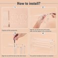 thumbnail image 2 of Transparent Headband Organizer Acrylic Hair Band Display Stand Hair Clasp Holder, 2 of 4