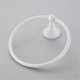 thumbnail image 5 of Toallero redondo, acabado blanco Perchero de latón Toallero Grifería de cocina y baño Montaje en pared, 5 of 5
