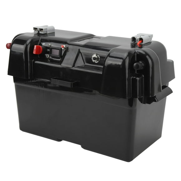 Smart Boat Battery Box, 12V Marine Battery Power Center for RV