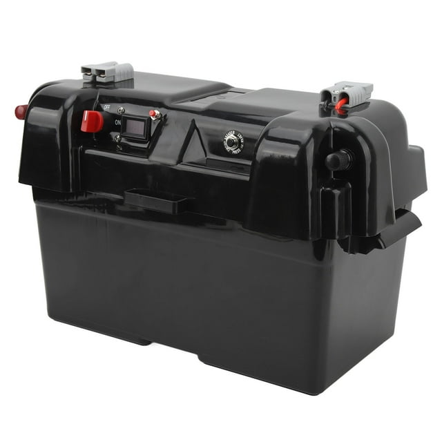 Marine Battery Power Center, Voltage Indicator Battery Box Power Center For ATV