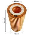 thumbnail image 2 of Filtro Aceite Audi A3/A4/A5 12-25/A6 16-25/A7 16-24/Q3 13-25/Q5 10-25/Q7 16-18/Tt 16-23/Seat Leon Cupra 15-24/Volkswagen Beetle 12-18/Golf 15-25/Jetta Nuevo 11-25/Teramont 19-25/Tiguan 18-24 53X112Mm, 2 of 4