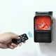 thumbnail image 4 of Calentador eléctrico portátil de 500 W enchufable, calentador cerámico para espacios, calentador eléctrico para el hogar, control de termostato y ventilador, calentador para chimenea., 4 of 5
