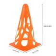 thumbnail image 2 of TEHAUX  4 Pcs Football Train Obstacle Small Traffic Cones Kids Soccer for Training with Number, 2 of 8