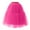 Hot Pink, variant on APEXFWDT Women Tulle Skirt Adult Layered Pleated Tutu Skirt A Line Knee Length Petticoat Girl Prom Party Skirt Tutus for Women
