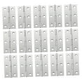 thumbnail image 4 of unbranded Stainless Steel Metal Cabinet Hinges for Furniture Assembly Home Improvement Simple Design 20Set 2.6X1.5X0.3In, 4 of 7