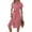 Red, variant on CIENVNSTG Women's Fashion A-Line Summer Dress Casual Flowy Dress for Everyday Wear