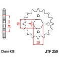 thumbnail image 4 of Front & Rear Sproket Kit for HONDA XL125 K2,K3 78-79 JT Sprockets, 4 of 7