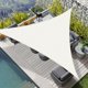 thumbnail image 1 of Vela de Sombra Triangular Impermeable 3x3x3m Toldo de Tela para Sombra Protección contra Rayos UV para Exteriores Jardín Terraza Balcón Color Beige, 1 of 5