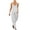 White jumpsuits for womens, variant on Usmixi Jumpsuits for Women Dressy Casual Cotton Linen Loose Wide Leg Strap Maxi Jumpsuits Overalls with Pocket Summer Square Neck Sleeveless Solid Long Formal Rompers White s