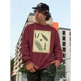 thumbnail image 2 of Diderot Antique Ferns Iii. Sweatshirt Men -Denis Diderot Designs, Male x-Large, 2 of 4