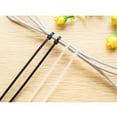 thumbnail image 2 of Simple Deluxe 200-Pack 8 inch Self-Locking Versatile Nylon Cable Wire Zip Ties in Black & White, 2 of 8
