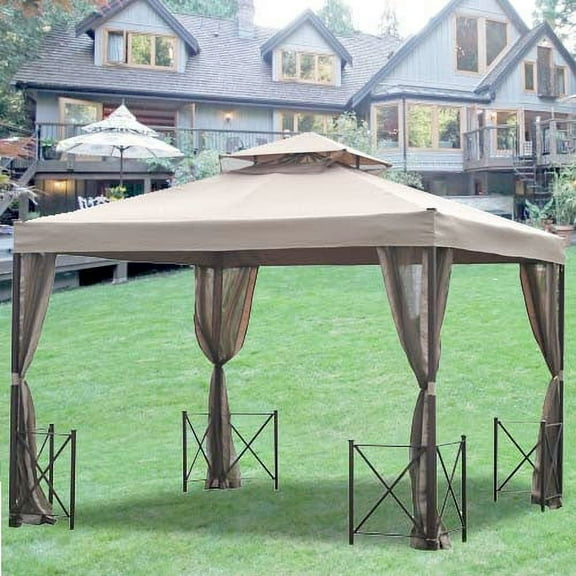 Garden Winds Replacement Canopy Top for Target's Gable Gazebo - Riplock 350
