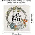 thumbnail image 2 of Fall Pillow Covers 18x18 Inch Set Of 4 Outdoor Decorations Throw Pillowcase Autumn Farmhouse White Pumpkin Linen Cushion Case For Thanksgiving Day, So, 2 of 5