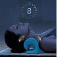 thumbnail image 3 of Neck Traction Pillow Original Cloud Shape Neck Stretcher Cervical Pain Relief(blue), 3 of 3