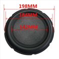 thumbnail image 2 of 2X Altavoz de Graves de 8 Pulgadas Radiador Pasivo Placa de Vibración de Goma Auxiliar Reemplazo del Subwoofer, 2 of 5
