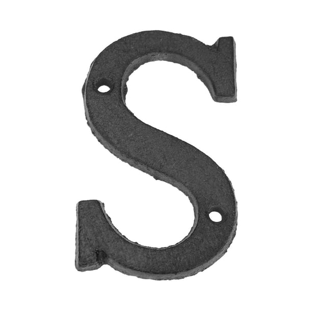 Letrero de casa de hierro fundido con letras de Metal, placa de puerta, decoración de pared de cafetería DIY