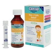 Angle View: Dr. Talbot's Homeopathic Gas & Colic Relief Liquid with Syringe, 4oz