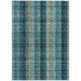 thumbnail image 2 of Addison Rugs Chantille Indoor/Outdoor Transitional Plaid Teal Washable Rectangle Rug, 3' x 5', 2 of 6