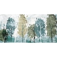 thumbnail image 3 of OnRei 18x11 Black Modern Framed Museum Art Print Titled - Abstract Forest, 3 of 5