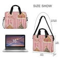 thumbnail image 3 of FORMRS 16" Laptop Bag Carrying Sleeve Case with Handle Travel Shoulder Briefcase, Gingerbread Houses, 3 of 8