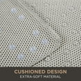 thumbnail image 4 of Bath Bliss Extra Long Cushioned Bath Mat in Light Grey, 4 of 5