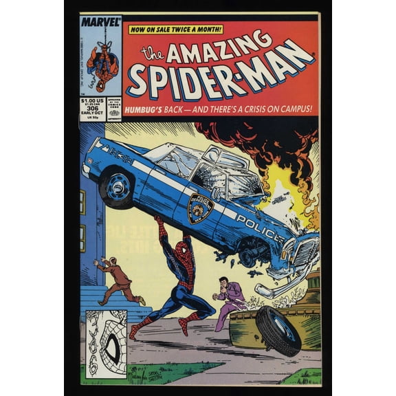 Amazing Spider-Man #306 NM- 9.2 Signed by McFarlane! Comic Book
