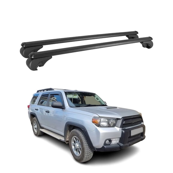 Lockable Roof Rack Cross Bars Luggage Carrier for Toyota 4Runner 2010-2024 Black