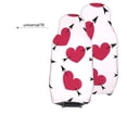 thumbnail image 4 of Easy to Install Car Universal Seat Cover, Pink Heart Cupid Arrow Four Seasons Universal Front Seat Cover, 2-Piece, 4 of 8