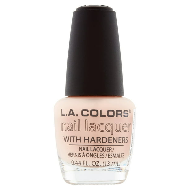 Lacquer hardeners L.A. Colors Nail Lacquer with Hardeners, Pink, 0.44 fl oz - Walmart.com