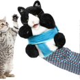 thumbnail image 1 of Cat Puppet Wrestler Plush Hand Puppet Toy with Padding, Fun Interactive Cat Toy Pet Training & Exercise Glove for Cats, 1 of 5