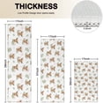 thumbnail image 4 of White Highland Cow Leaf Pattern Kitchen Rugs Sets Of 3,Kitchen Runner Rugs Non Skid Washable,Decorative Kitchen Floor Mats for Kitchen,Sink,Laundry,17"x30"+ 17"x47" + 17"x59", 4 of 6