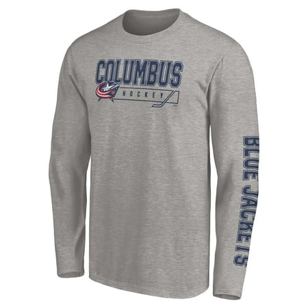 Men's Fanatics Branded Navy/Heathered Gray Columbus Blue Jackets 2-Pack T-Shirt Combo Set
