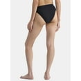 thumbnail image 2 of No Boundaries High Leg Mid Rise Cheeky Bikini Bottom, Sizes XXS-XL, 2 of 4