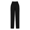 thumbnail image 6 of Tumotour Yoga Pants For Women Elastic Waist Pockets Straight-Leg Pants Stretchy Stylish Loose Comfy Modal Lounge Running Long Active Casual Sweatpants, 6 of 9