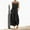 Black, variant on Women's Sleeveless Loose Overalls Rompers Cotton Linen Wide Leg Jumpsuits Up to 50% off Clearance