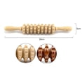thumbnail image 5 of Massager Roller Wooden 9-Wheel Handheld Muscle Release Roller Stick Massager, 5 of 5