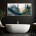 thumbnail image 3 of IDEA4WALL Extra Large Framed Canvas Print Wall Art Mystical Forest Path Antique Retro Fine Art Watercolor Nature Botanical Landscape Wall Decor Oversized Artwork Relax/Calm for Rooms - 60"x30", 3 of 5