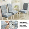 thumbnail image 4 of Classic Colorful Paisley Vintage Dining Chair Covers Set of 4 Bohemian Floral Ethnic Retro Pattern Washable Polyester Stretch Slipcovers Removable Protector for Elegant Dining Room, 4 of 6