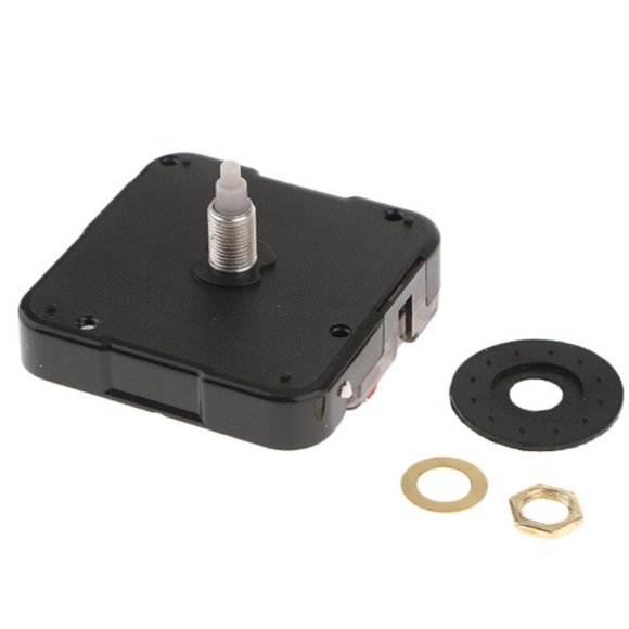 Lefu Mécanisme de Mouvement d'Horloge à Quartz Horloge Murale Silencieuse Kits de Réparation DIY Remplacement, 2.172.170.59 Pouces (Arbre de 0.79 Po, Filetage de 0.44 Po)