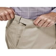 thumbnail image 4 of CHOK Pantalon Premium Sans Repassage Kaki à devant Plat Coupe Classique HC10884, 4 of 8