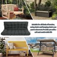 thumbnail image 7 of Replacement Cushions for Outdoor Swing, Swing Replacement Cushions Thicken 4" with Backrest, Waterproof Bench Cushions for Patio Furniture Porch Swing Cushions (Dark Gray), 7 of 7