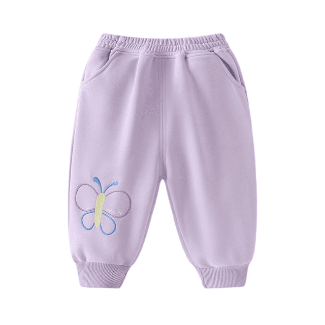 LYMAYTER Boys Girls Casual Sweatpants Toddler Drawstring Elastic Waist Cuffed Trousers Cartoon Pattern Ankle Spring Fall