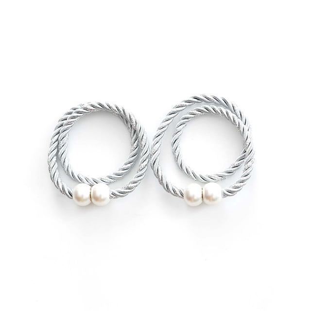Tiebacks de Cortina Magnética Dos Correas de Cortina Magnética de 16 Pulgadas para Tejer Y Fijar Fácilmente los Cordones de Cortina