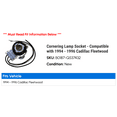 thumbnail image 2 of Cornering Lamp Socket - Compatible with 1994 - 1996 Cadillac Fleetwood 1995, 2 of 2