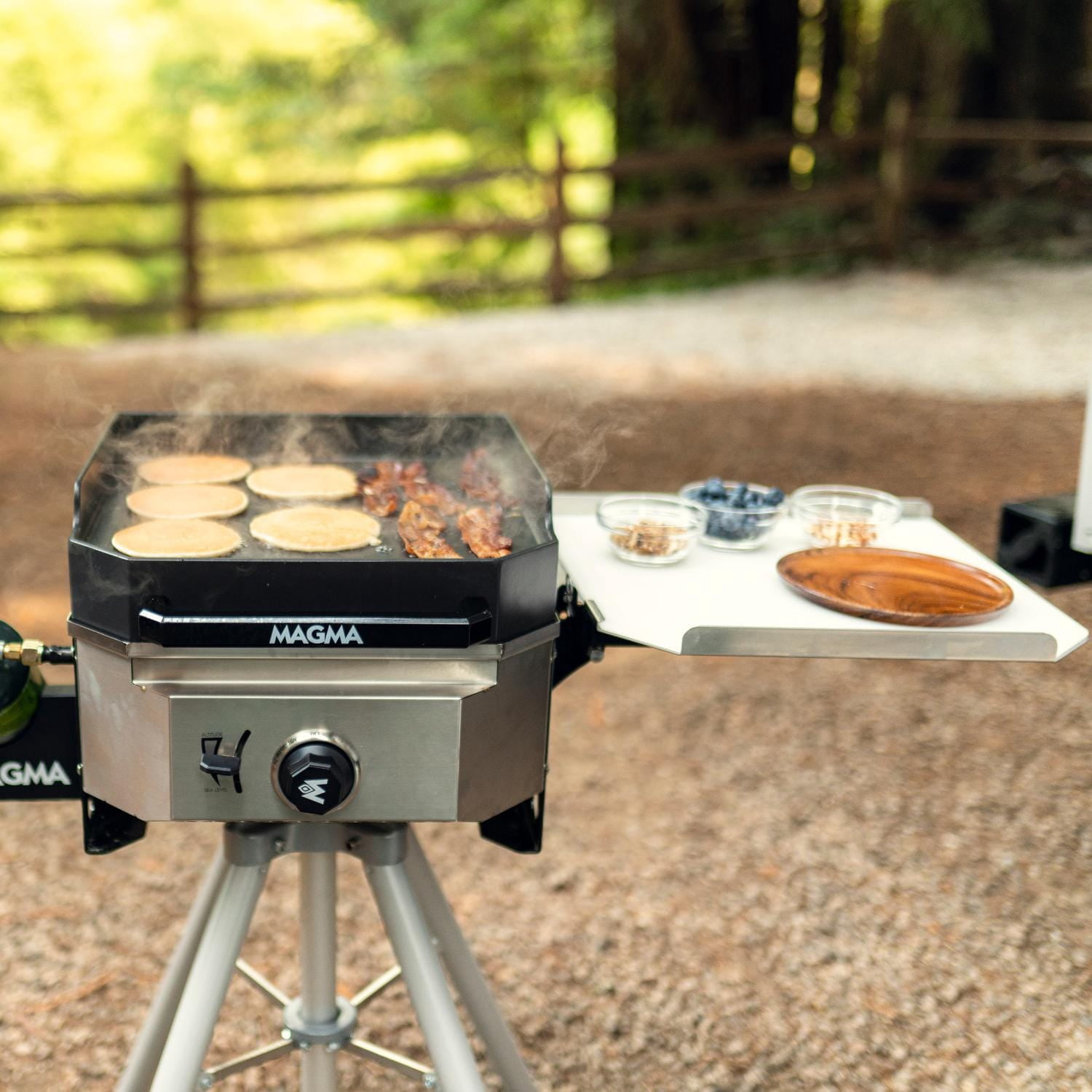 Magma Crossover Single Burner Camping Stove With Griddle Top
