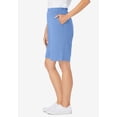 thumbnail image 3 of Woman Within Plus Size 7-Day Straight-Leg Elastic-Waist Stretchy Knit Short, 3 of 6