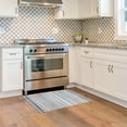thumbnail image 3 of Linon Outdoor Washable Area Rug Collection, Ivory and Blue, 2' x 3', 3 of 7